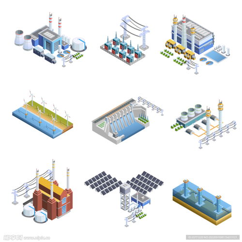 工廠發(fā)電廠設(shè)計(jì)圖 工業(yè)生產(chǎn)